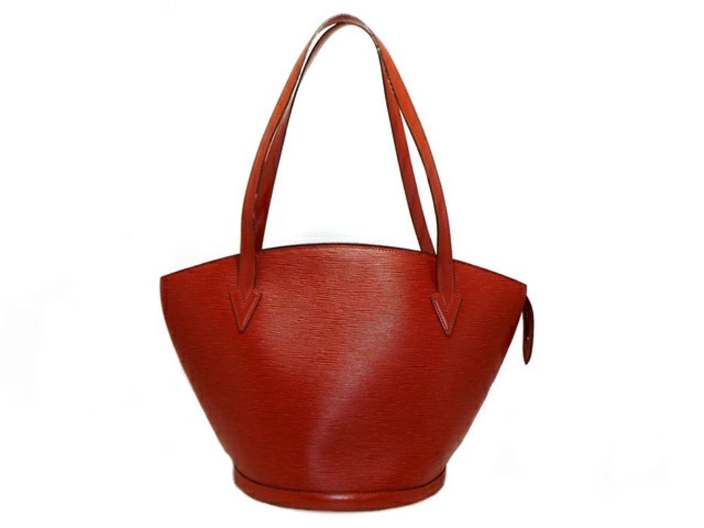 LOUIS VUITTON Saint Jacques Shopping Tote Bag Epi Leather Kenya Brown